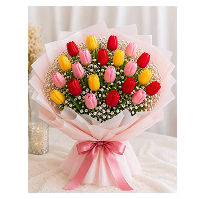20 stalks tulip bouquet $168
