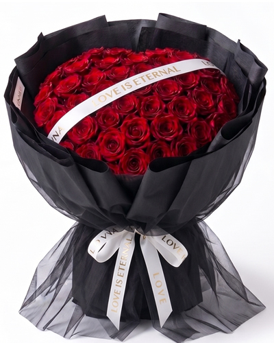 99 Roses $258 black